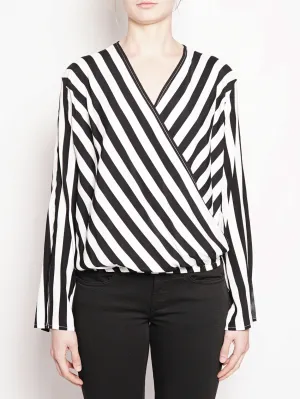 Striped blouse - FTE18BL022 White / Black