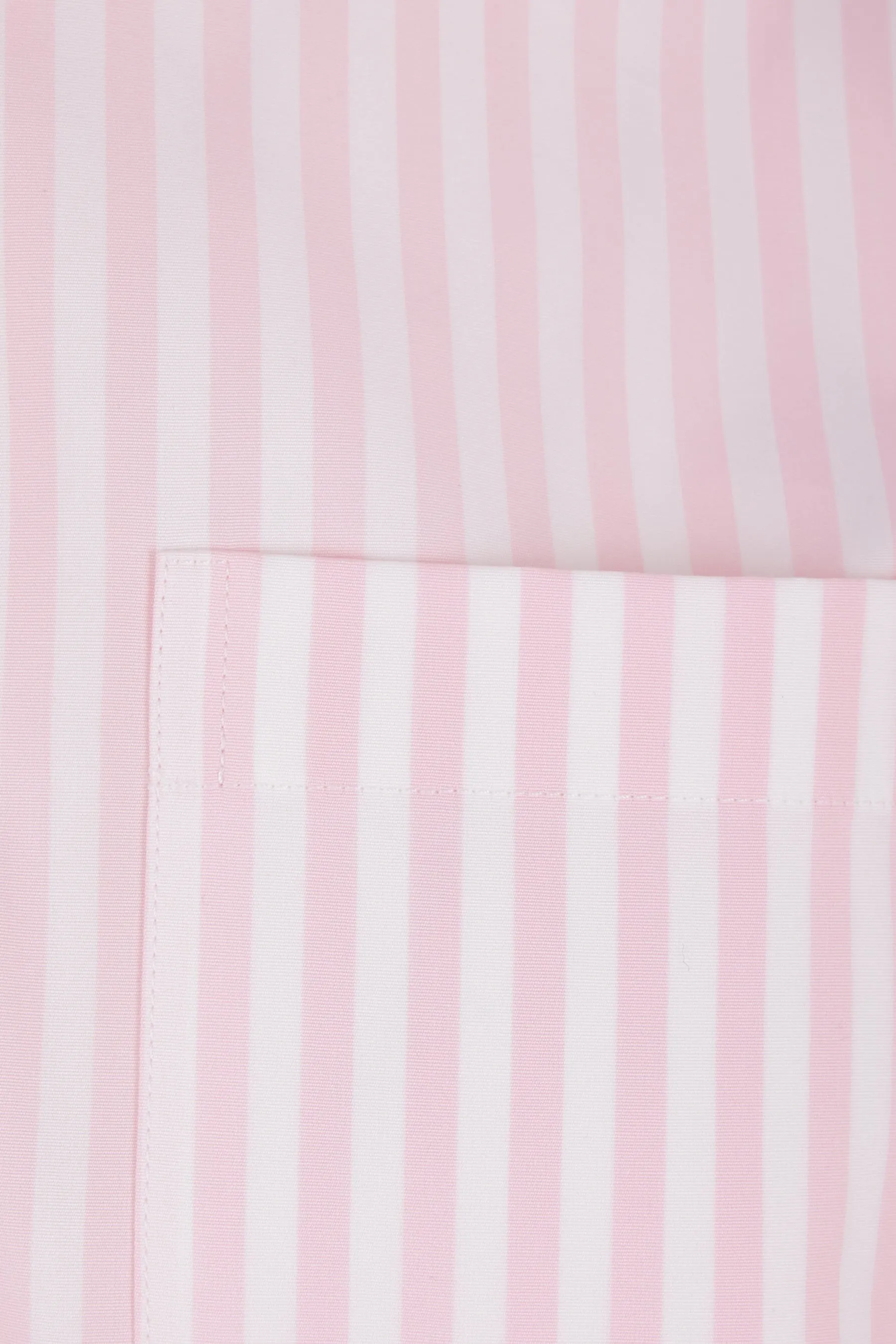 striped poplin cropped shirt