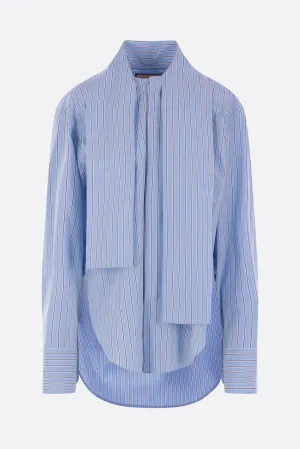 striped poplin shirt