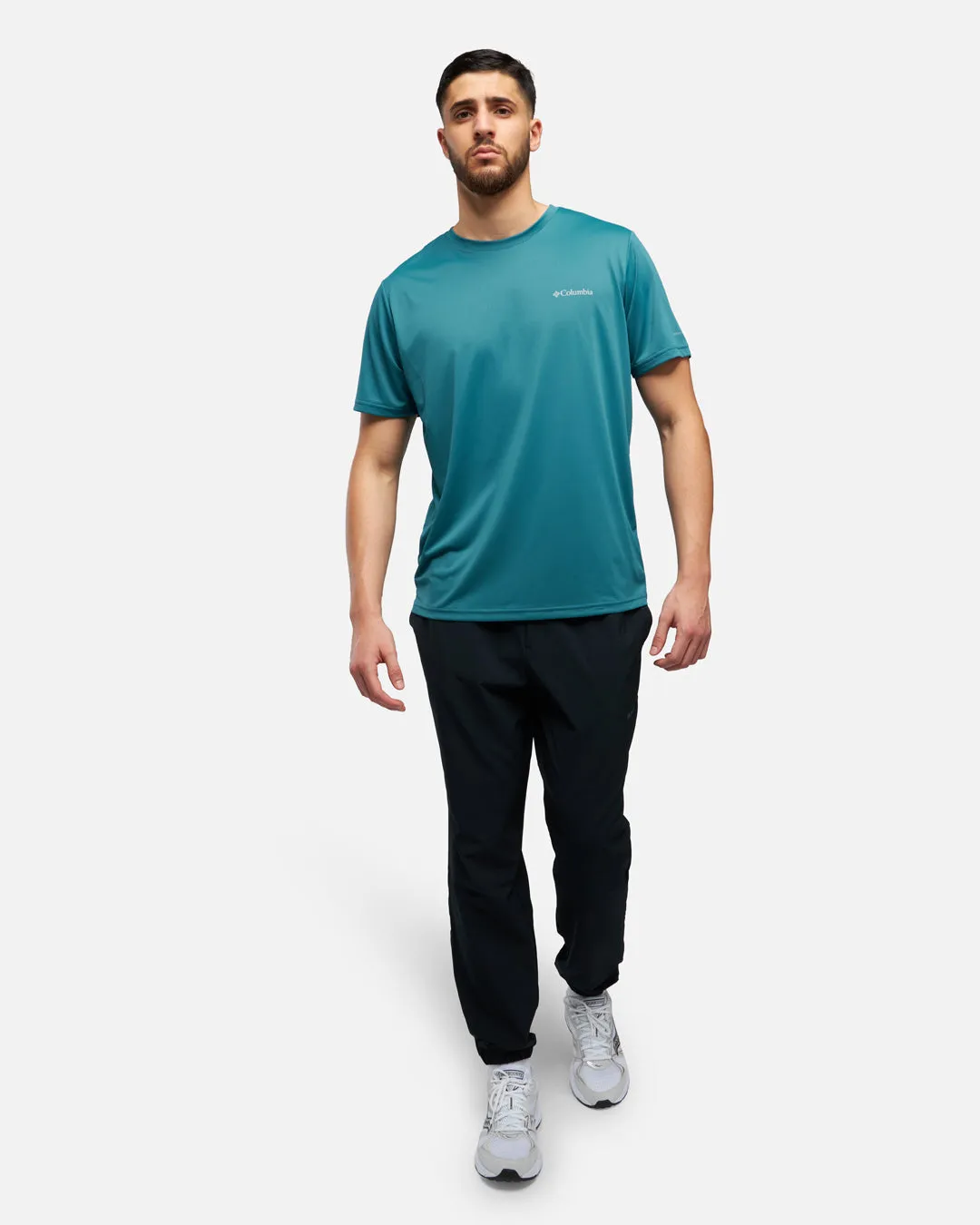 T-shirt Columbia Hike Crew - Bleu Turquoise