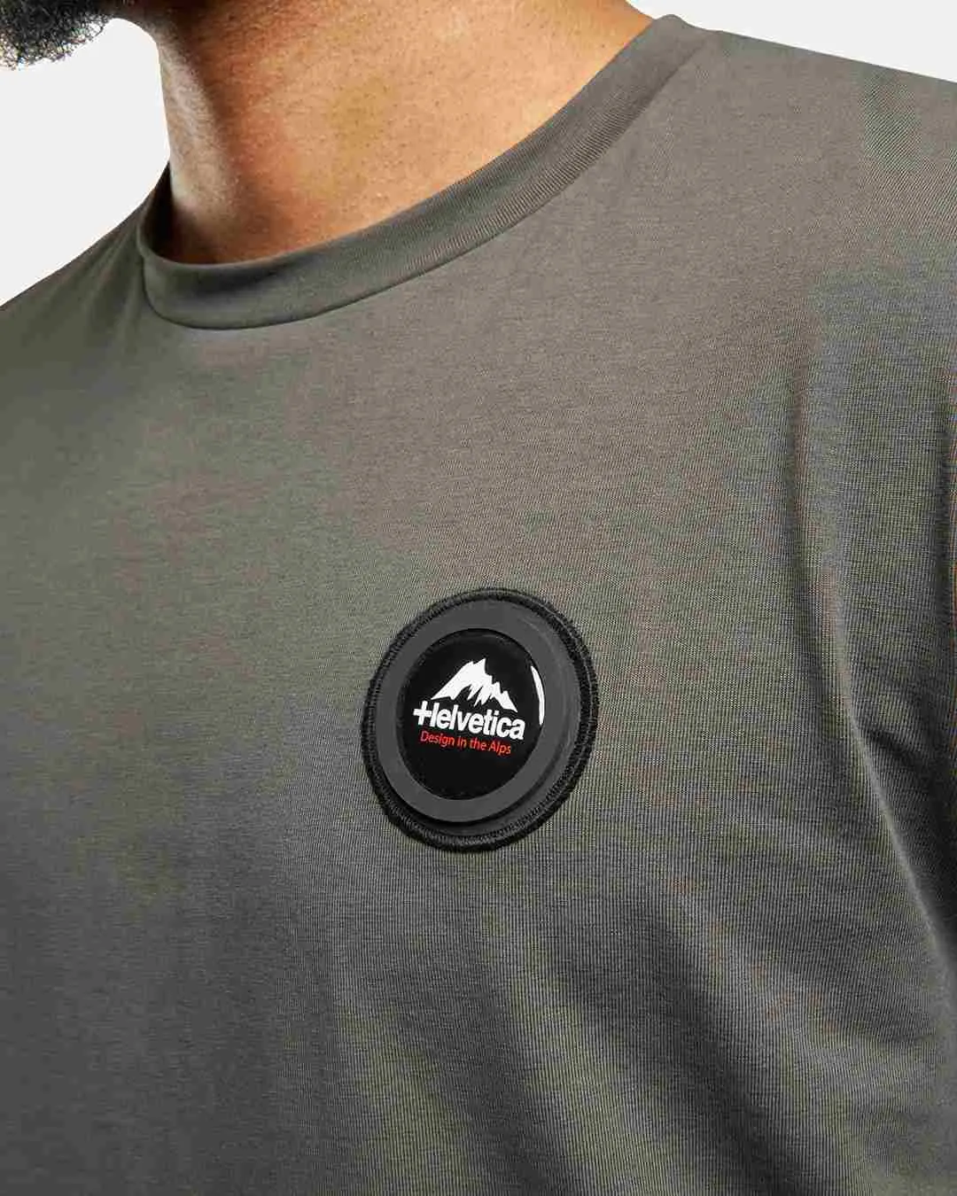 T-shirt Helvetica Ajaccio - Gris