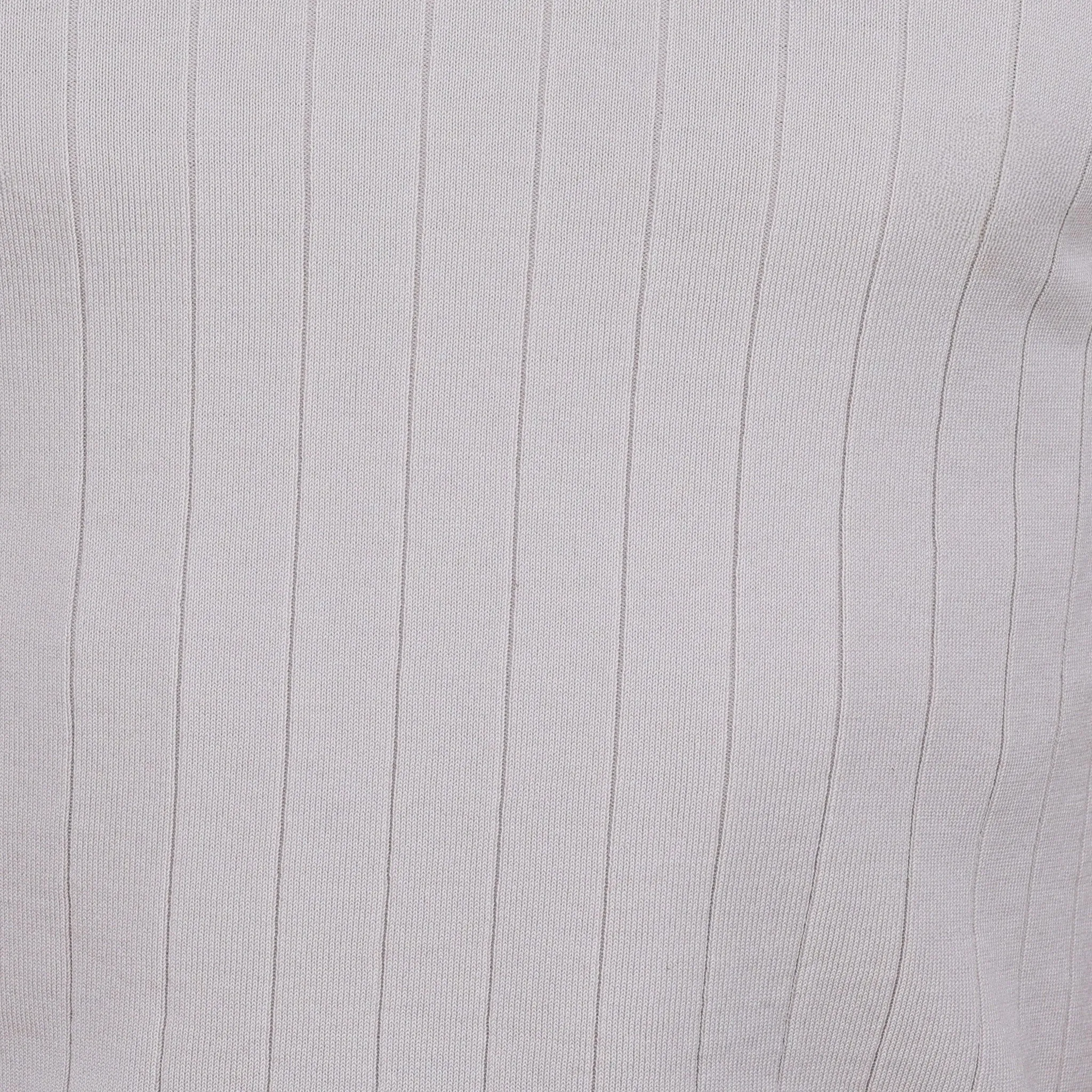 The Maranello Vintage Stripe Polo Apricot - Tailored Fit