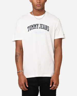 Tommy Jeans Slim Varsity Pop T-Shirt Ecru