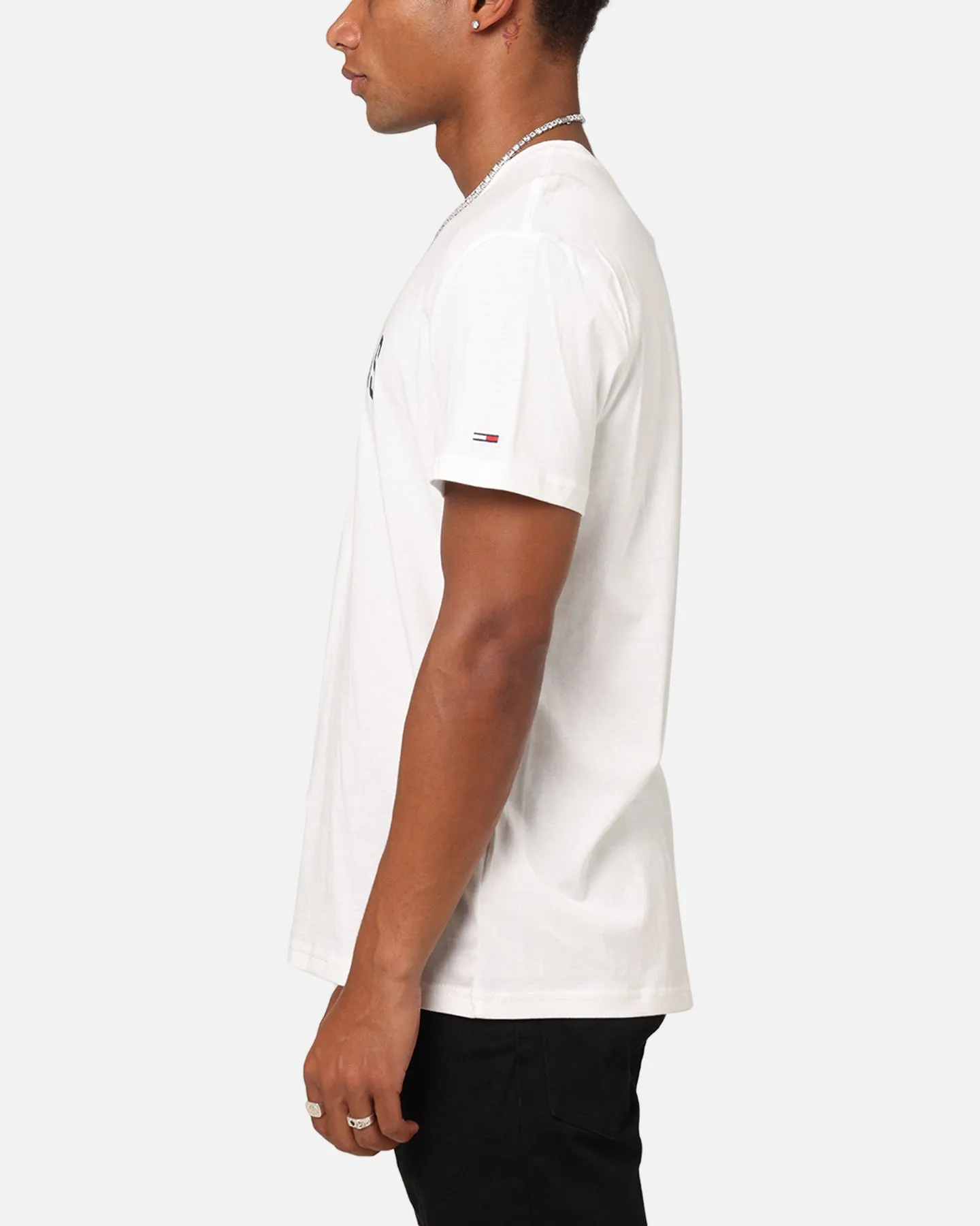 Tommy Jeans Slim Varsity Pop T-Shirt Ecru