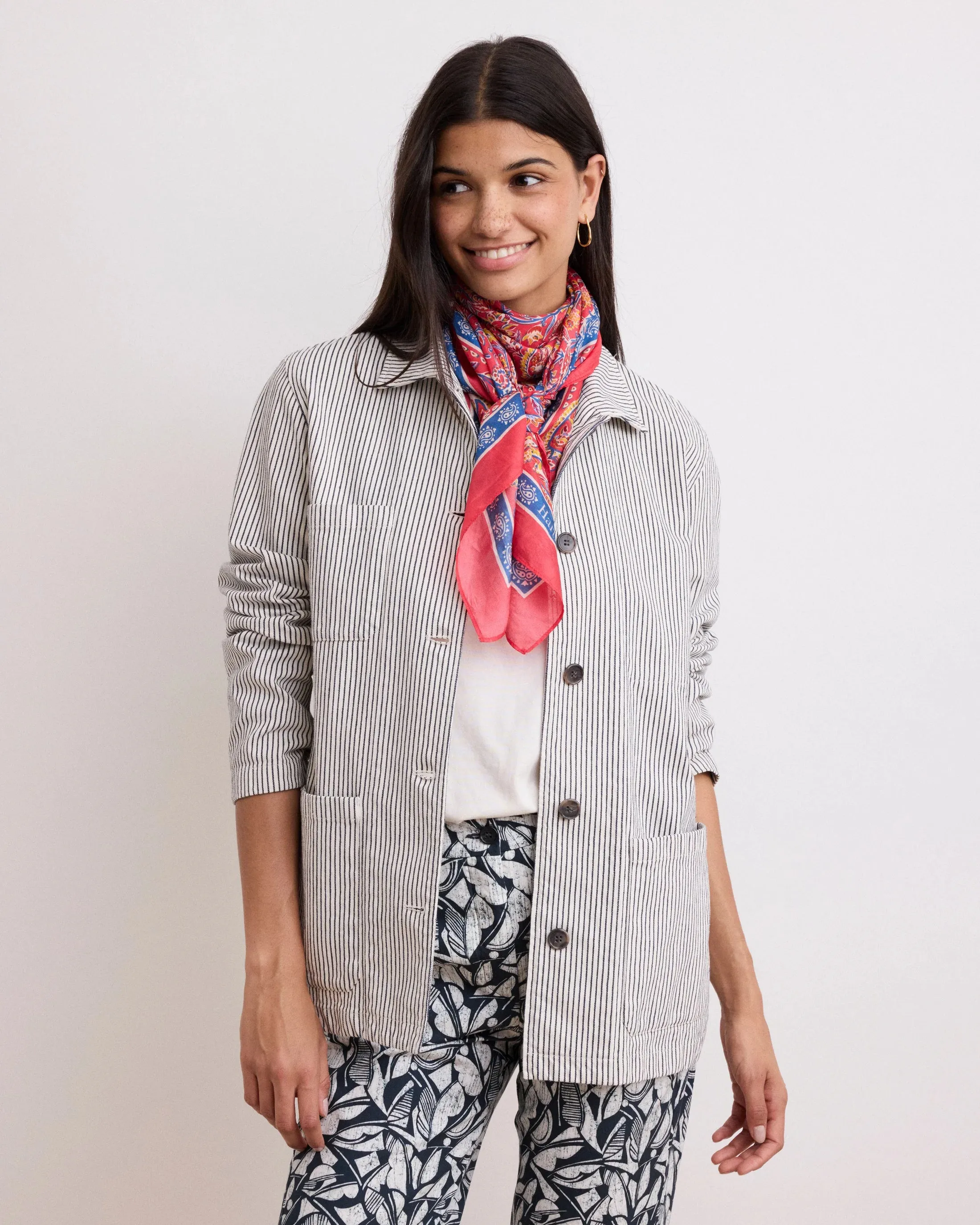 Verdi Stripe Work Jacket
