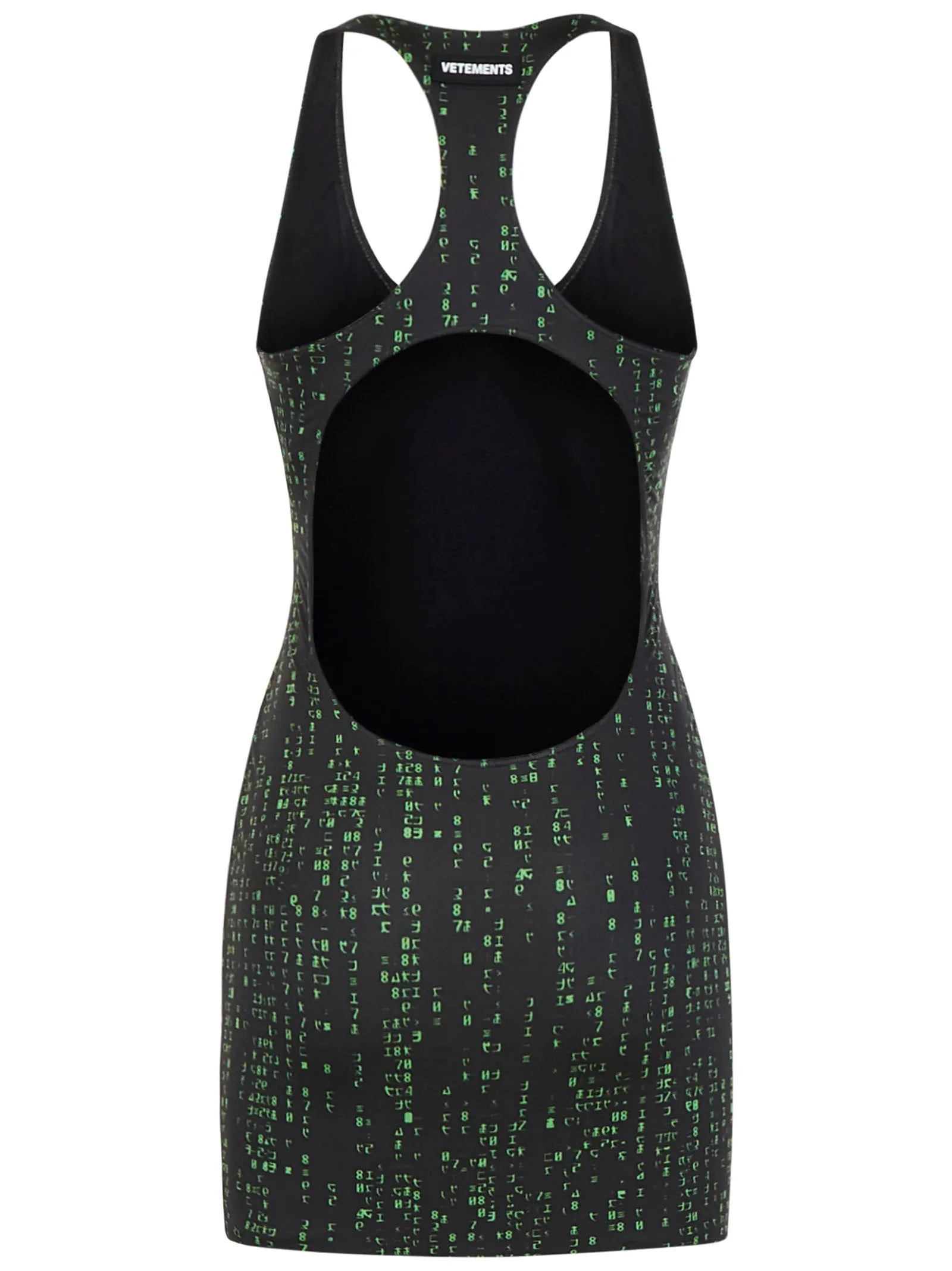 Vetements Graphic Printed Mini Dress