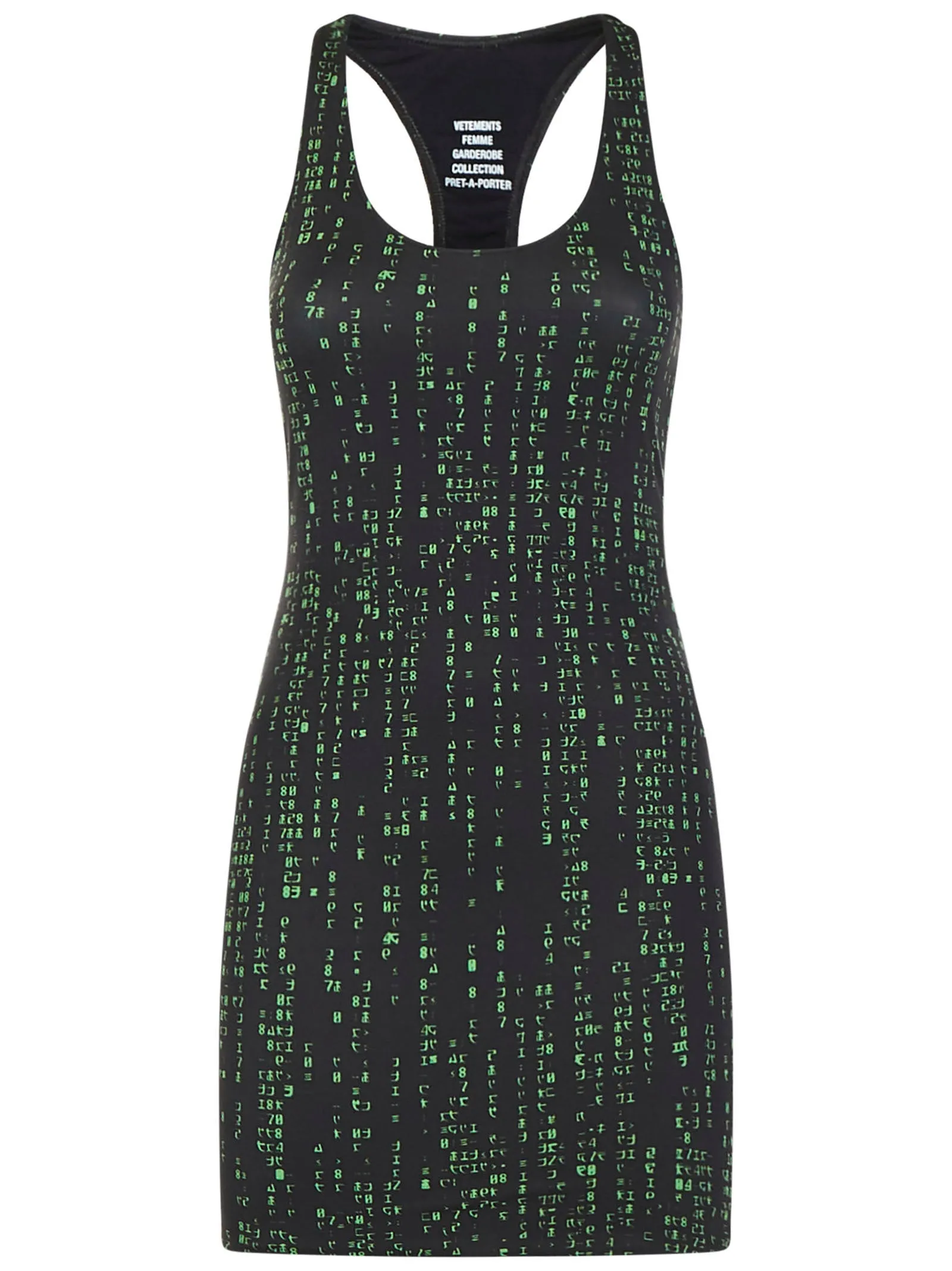 Vetements Graphic Printed Mini Dress