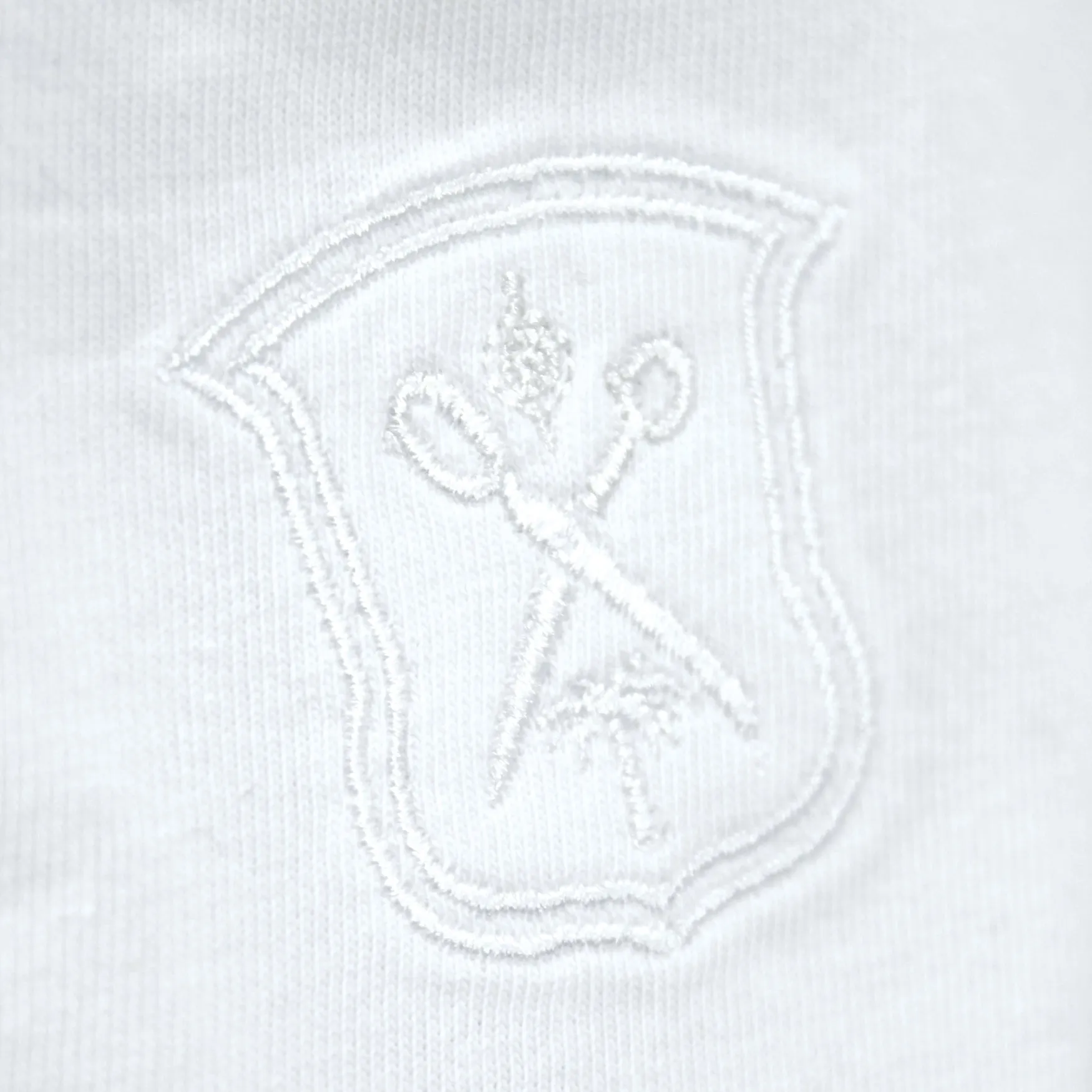 White Pima Johnny Collar Polo