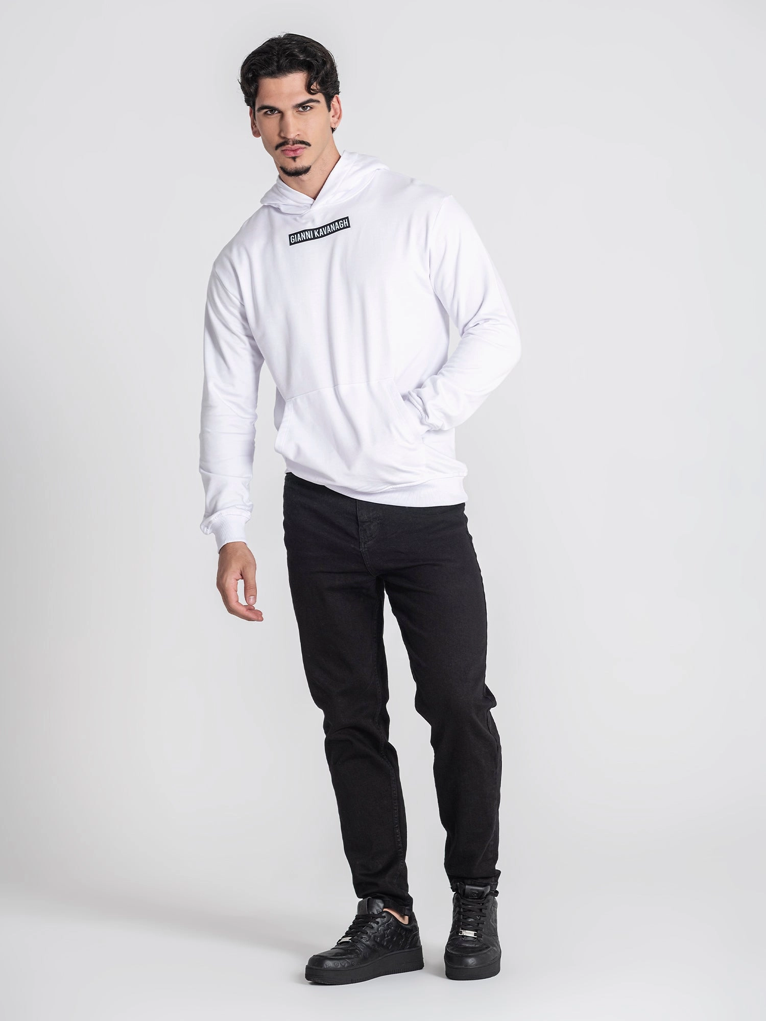 White Party Bear Hoodie