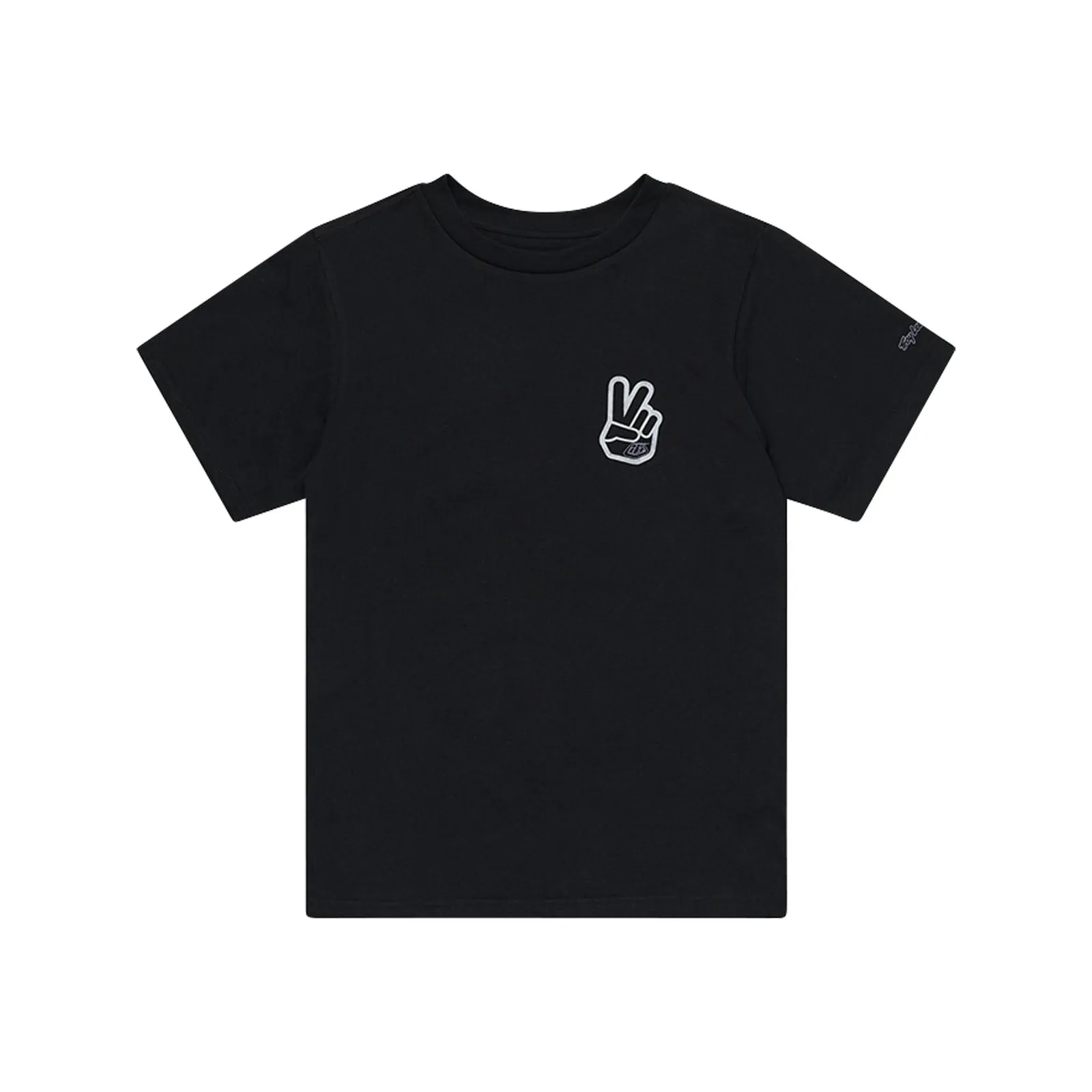 Womens Short Sleeve Tee Peace Out Black