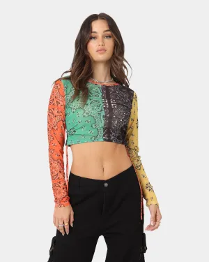 XXIII Women's Istres Paisley Top Multi-coloured