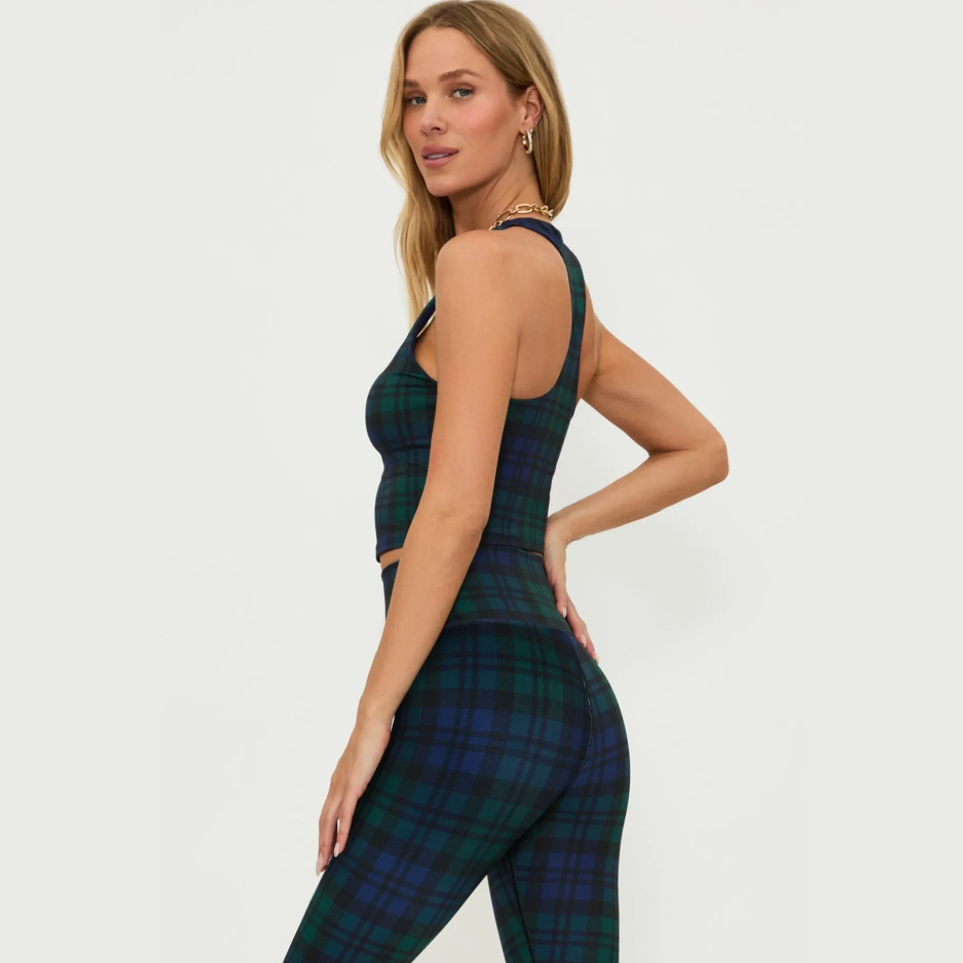 Yara Top - Wintergreen Plaid