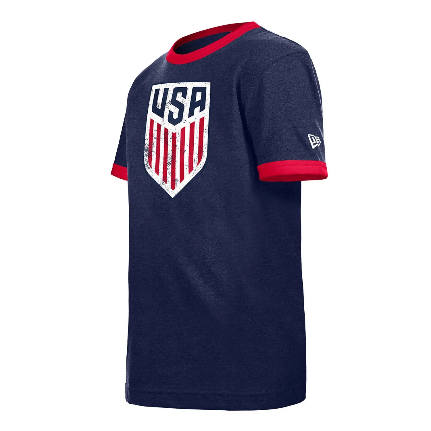 Youth New Era USMNT Bi_Blend Ringer Tee