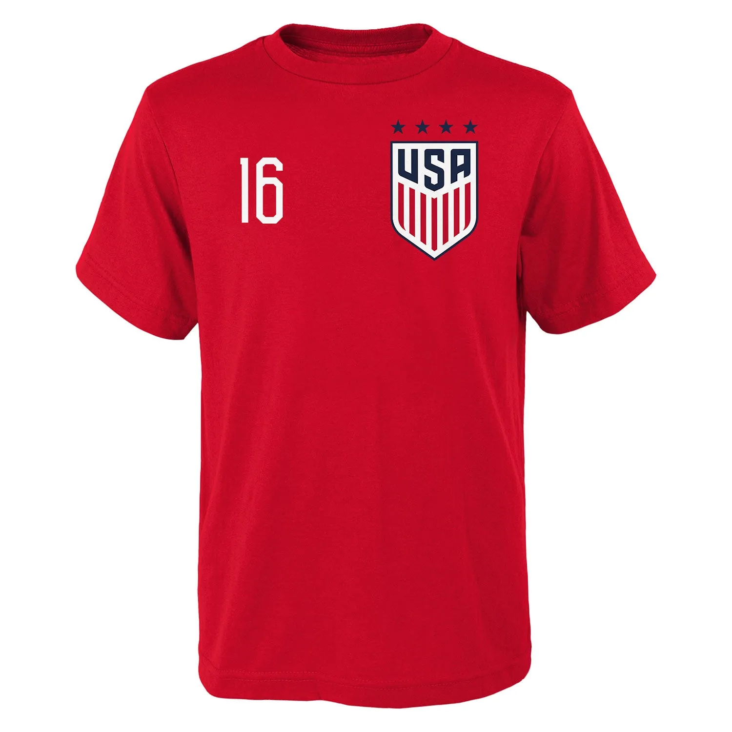 Youth Outerstuff USWNT Lavelle 16 Red Tee